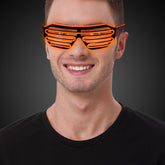 Orange EL Wire Slotted Shades